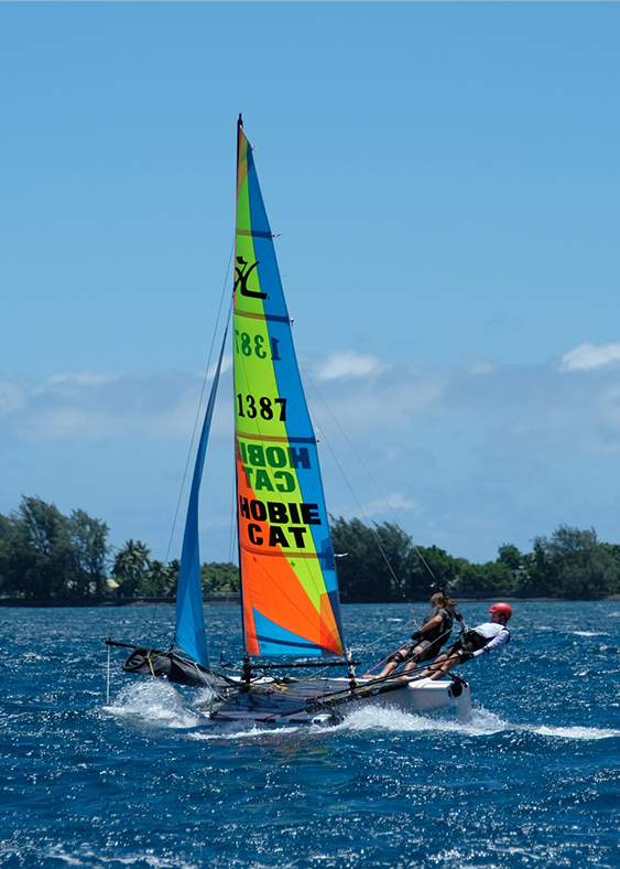Ecole de voile de arue tahiti