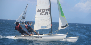 Hobby Cat 15 ecole de voile de arue tahiti