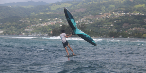 Cours windfold école de voiel de arue tahiti