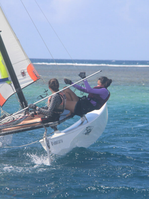 cours hobie cat ecole voile arue tahiti navigation