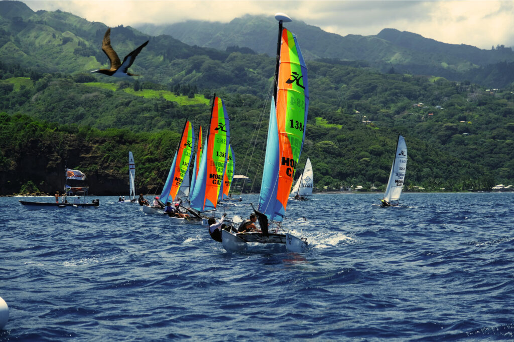 Histoire Eva Ecole de voile de arue tahiti